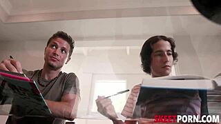 alexa nova turns her study session into a wild fuck fest