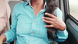 Hey, car sex with teen girl and uncle on long drive with telugu dirty talks 😏