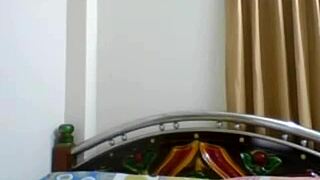 Pakistani girl masturbating on webcam for fun.