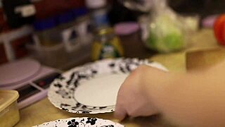 Amateur Couple's Homemade Porn Story with Bent Over Ass Fucking and Blowjob Close Up