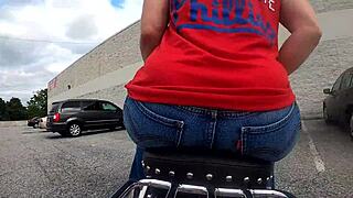 i filmed my big ass wife flashing on motorcycle gopro