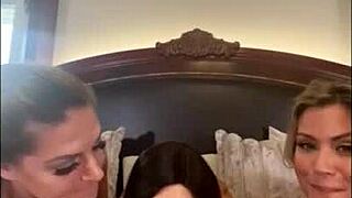 Ready for a wham-bam orgy with three pornstars?