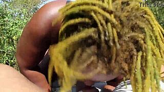 Poizon Ivy Gives Don Whoe a Sloppy Blowjob in the Backyard Super Hot Films