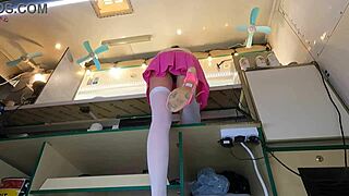 Hot 18 Yo Sexy Chick Voyeur Hidden Camera Upskirt At Work