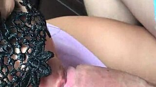 Wife Pours Yogurt On Cock And Licks It Up