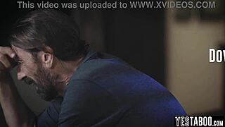 latina stepdaughter meets big mature stepdad