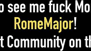 Busty Davina Winter Rides Big Cock Rome Major In Snowy Scene