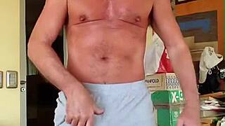 Watch Pervy Papifachero Rub His Boner Bulge In Super Cumfy Shorts!