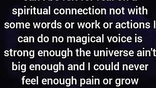 do you really want someone loved more than you, my loneliness is a kindness, she whispers softly