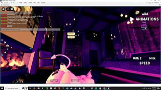 Demon slut screams as monster fucks her rough!