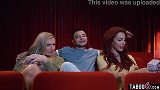 Shocking Guy With A Pussy Tag Teamed By Two Hot Trannies