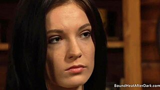 Busty Naked Lesbian Slave Fingered Intensely by Mistress