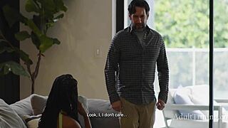 loser seduces cheating girlfriend's step sister nicole kitt in hardcore taboo 😈