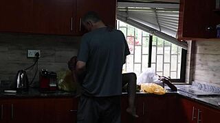 Fucking-Outside-And-Then-In-Kitchen Quickie