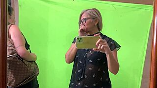 College professor masturbating in bathroom. I sucked her, she blew classmate and got wet.