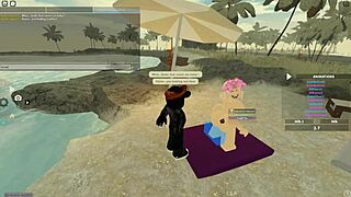 feeling the deep anal pleasure with blonde in roblox porn scene