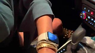 hotwife calls cuckold as black guy fucks her wildly.