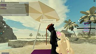 feeling the deep anal pleasure with blonde in roblox porn scene