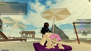 feeling the deep anal pleasure with blonde in roblox porn scene