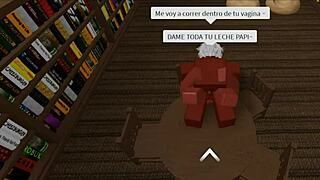 I tell you, this guy fucks me passionately, and we have a really good time in this Roblox sex scenario with fun