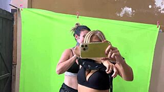 College professor masturbating in bathroom. I sucked her, she blew classmate and got wet.