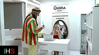 sexy mom double fucked very well by two men in the house