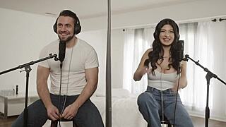 Thick brunette Cami Strell intensely reaches new sexual heights with Dante Colle