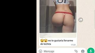 Horny latina chats online, losing control in steamy web conversation