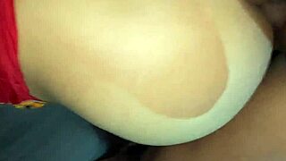 Latina with big ass gets creamy pussy