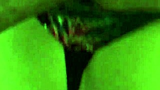 Sexy Tinder hookup starts with flirting, features POV intimacy with her thong on.