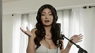 Thick brunette Cami Strell intensely reaches new sexual heights with Dante Colle