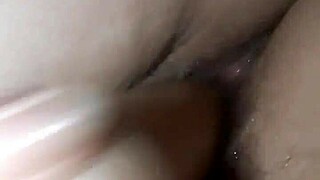 Amateur girl alone in part one of series