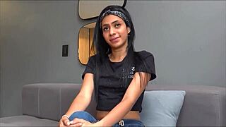 Cute Colombian College Slut Rides Fat White Cock in POV