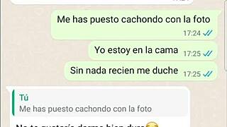 Horny latina chats online, losing control in steamy web conversation