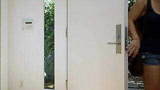 Two gorgeous babes meet for first time and have intense threesome