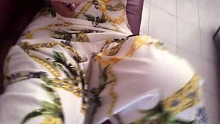 Sexy housewife masturbates in living room when husband leaves her aroused