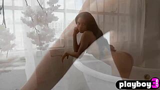 fatima kojima, a sexy teen, poses in hot lingerie, revealing her perfect body