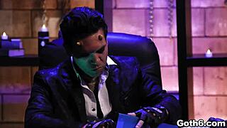 Teen goth girls kenzie reeves kira noir jane wilde share giant dick in foursome adventure