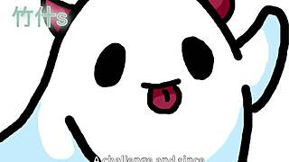 Lesbian femdom instructs jerking off from inside