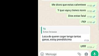 Horny latina chats online, losing control in steamy web conversation