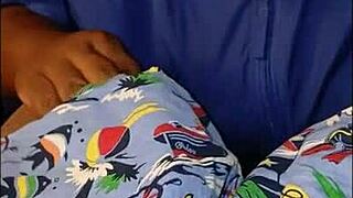 MASKED LADY WET UP HER JACKET SUCKING ON BBC