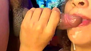 Rich da piper thrusts cock into throat