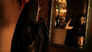 Indian goddess teases with striptease