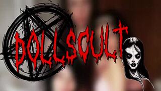 Stepsister and girlfriend DOUBLE FOOTJOB worship - dollscult.