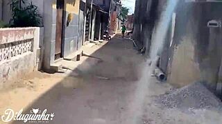 i caught my maid off guard and we tried to fuck but my wife came home