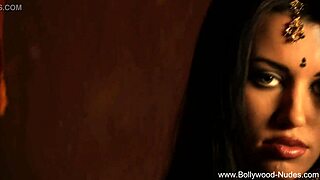 Indian goddess teases with striptease