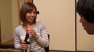 Japanese Sara Saijo Blows Step Uncle Uncensored!
