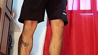 Boyfriend fucks me hard to break my ass for the first time.