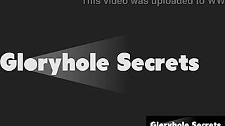 i'm the big tittied brunette visiting the gloryhole for some hot cum in my mouth