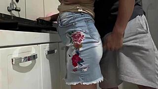 I couldn't resist fucking my maid in skirt